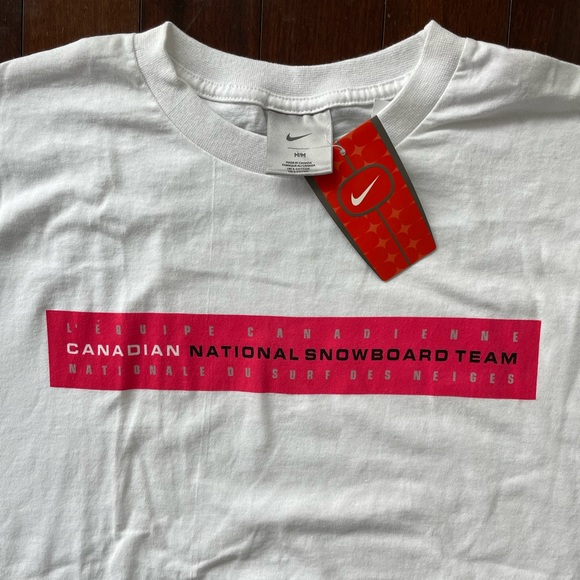 Vintage Nike Acg CANADIAN NATIONAL SNOWBOARD TEAM t shirt - Picture 3 of 3
